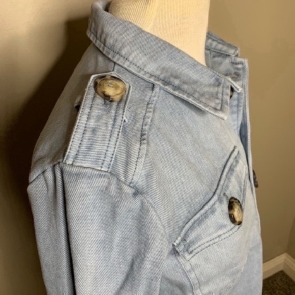 NWT. BAND OF GYPSIES Jean Jacket - Picture 7 of 8